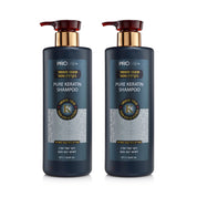 Keratin-enriched shampoo 