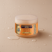 Professional castor oil hair mask