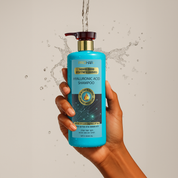 Shampoo enriched with hyaluronic acid