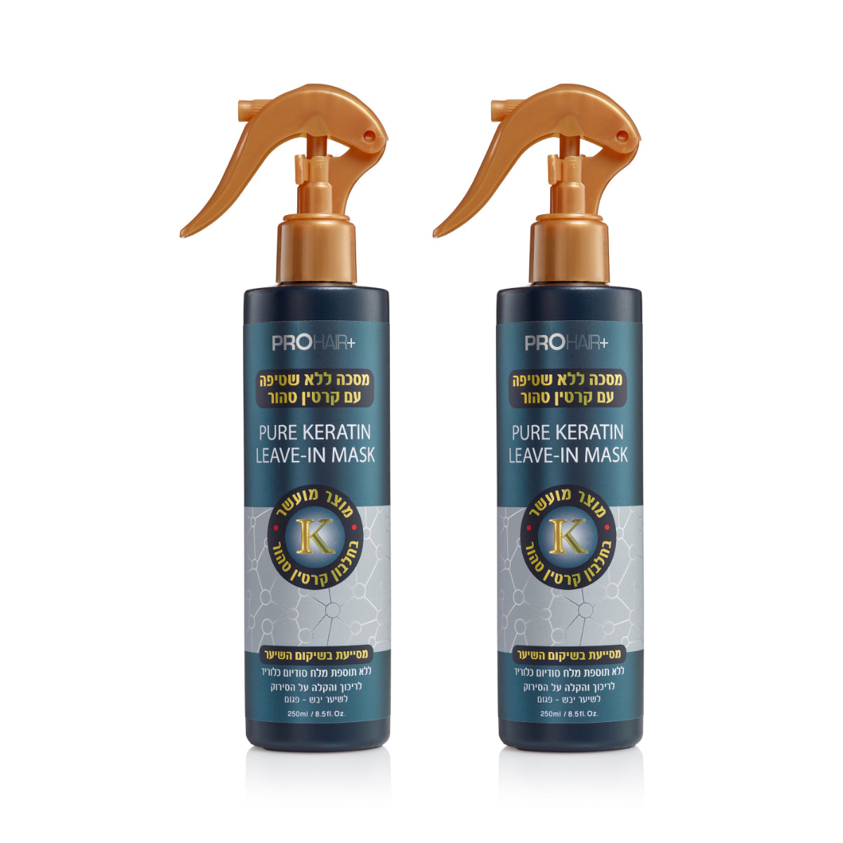 Leave-in mask enriched with keratin 