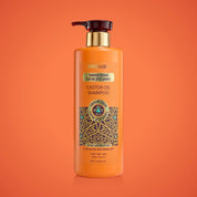 Shampoo enriched with castor oil 