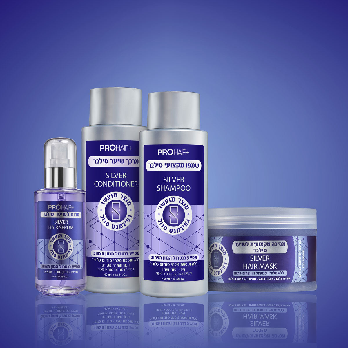 Silver shampoo for bleached or silver hair